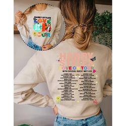 love on tour 2023 2 sides unisex styles sweatshirt , hs love on tour 2023, hs concert , harry house sweatshirt