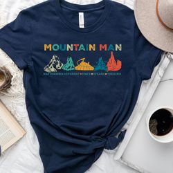 mountain man disney t-shirt, disney trip shirt, disney vacation shirt, attractions ride tee, disney dad tee, gift for da