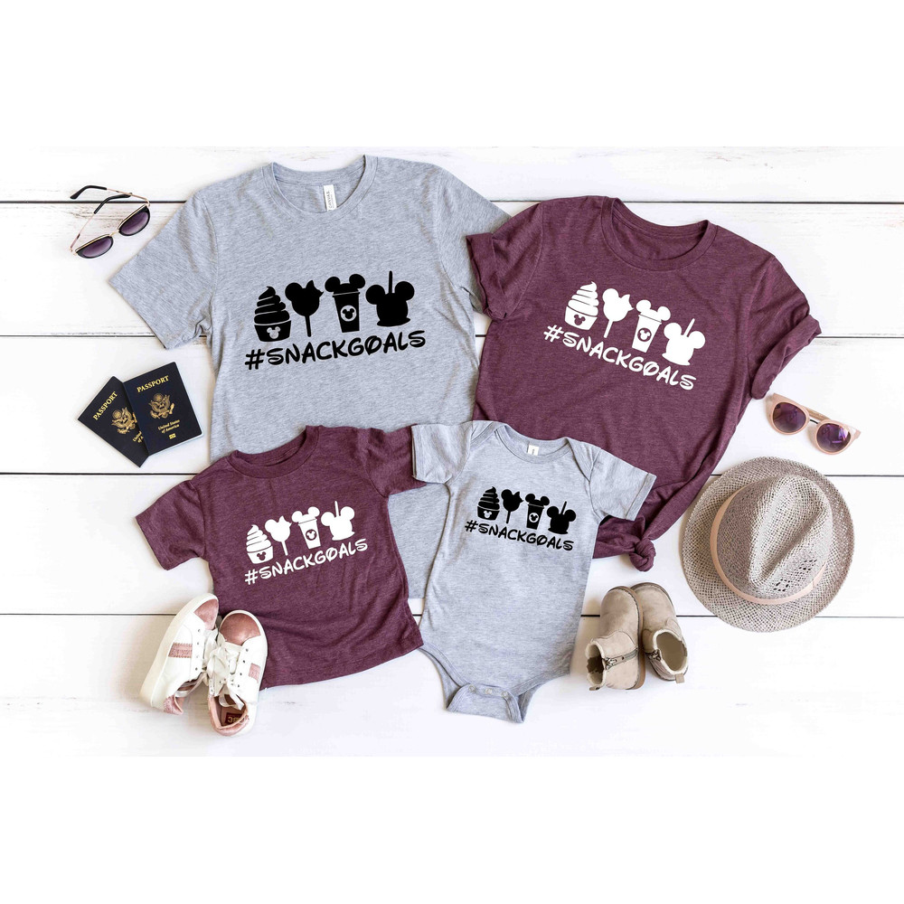 Snack Goals Disney T-Shirt, Disney Snacks Shirt, Magic Kingdom Snacking Shirt, Disney Snacking Shirt, Epcot Shirt, Disneyworld Shirt, - 1.jpg