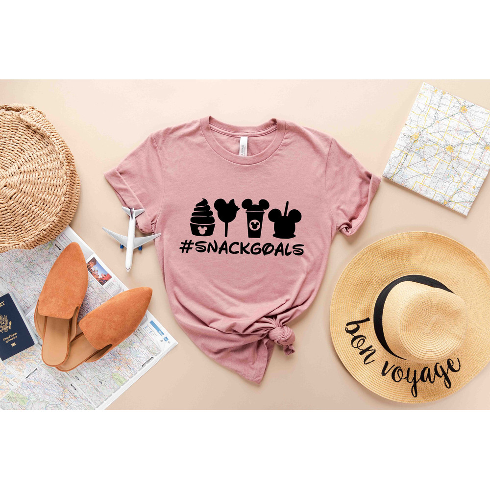 Snack Goals Disney T-Shirt, Disney Snacks Shirt, Magic Kingdom Snacking Shirt, Disney Snacking Shirt, Epcot Shirt, Disneyworld Shirt, - 3.jpg