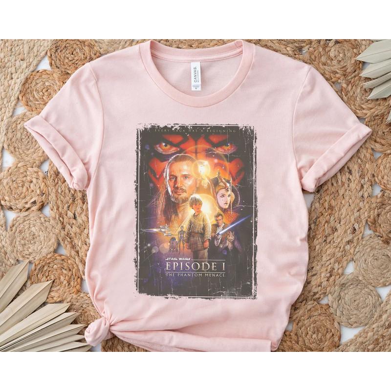 Star Wars The Phantom Menace T-shirt, Disney Star Wars Galaxy's Edge Trip Unisex T-shirt Birthday Gift Adult Kid Toddler Tee - 2.jpg