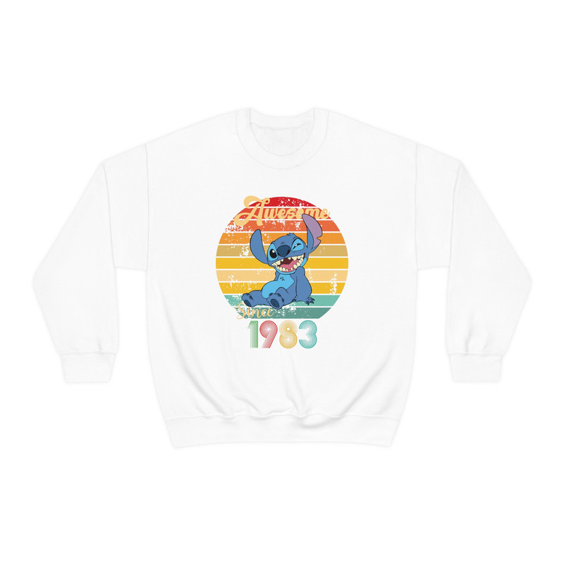 Stitch Custom Awesome Since Sweatshirt, Stitch Birthday T-shirt, Disney Mode Shirts, Personalized Birthday Tshirt - 5.jpg
