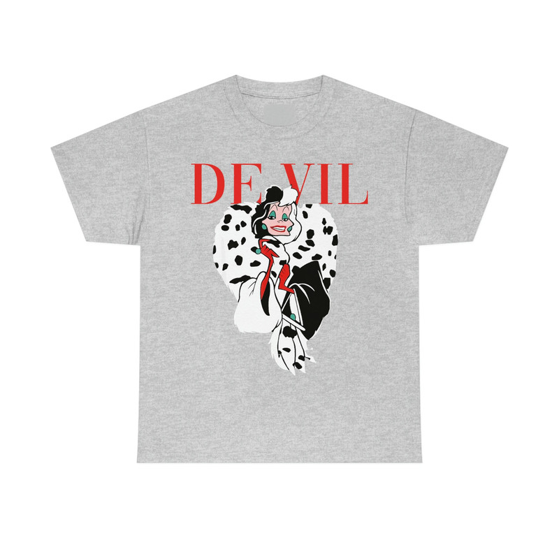Unisex Villains Cruella De Vil T-Shirt,Disney Cruella Shirt,Disneyland Vacation Gift,Cruella Devil,Magazine Cover Shirt,Disney Villain Shirt - 4.jpg