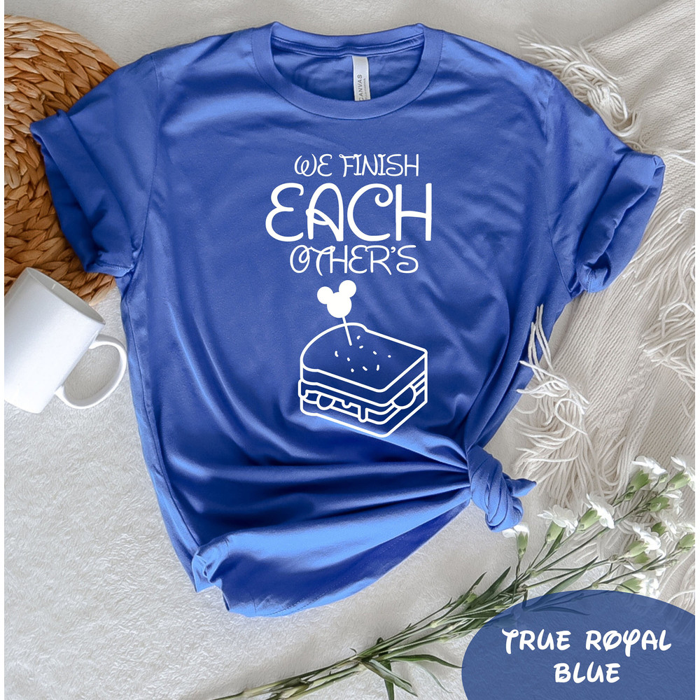 We Finish Each Other Sandwich T-Shirt, Disney Couple Shirts, Matching Couple Shirts, Disney Mouse Shirt, Disney Matching Tee - 4.jpg