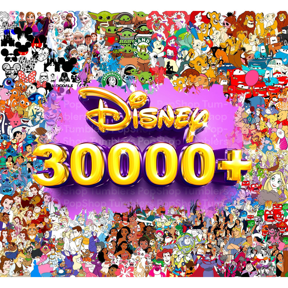 30000+ Mega Bundle LAYERED Cricut Files, Encanto, Frozen, Moana, Ariel, Elsa, Stitch, Toy Story, Pooh PNG SVG Files Cricut Silhouette - 1.jpg