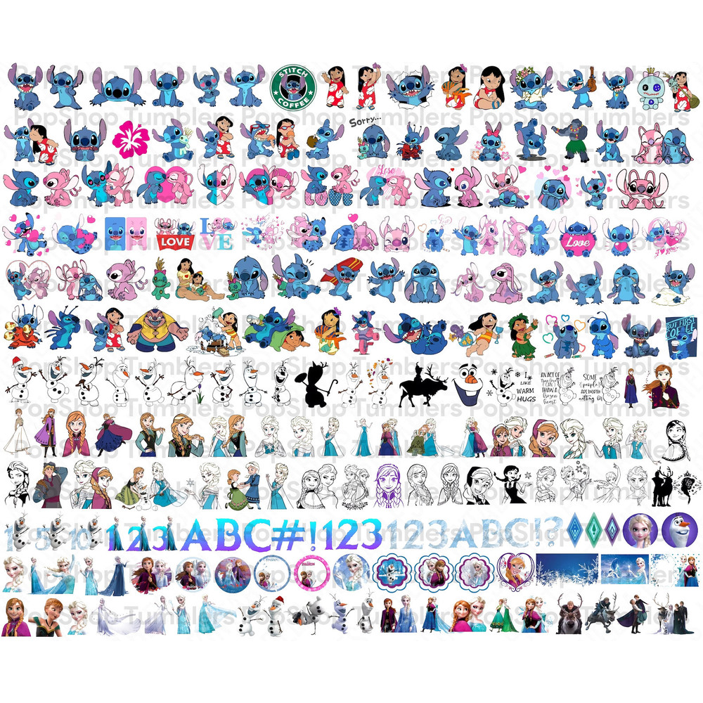 30000+ Mega Bundle LAYERED Cricut Files, Encanto, Frozen, Moana, Ariel, Elsa, Stitch, Toy Story, Pooh PNG SVG Files Cricut Silhouette - 5.jpg