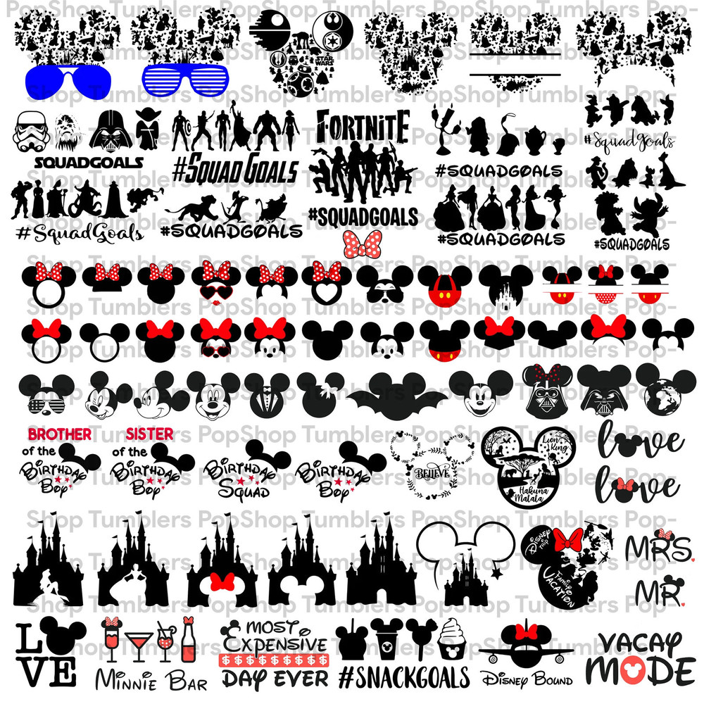 30000+ Mega Bundle LAYERED Cricut Files, Encanto, Frozen, Moana, Ariel, Elsa, Stitch, Toy Story, Pooh PNG SVG Files Cricut Silhouette - 8.jpg