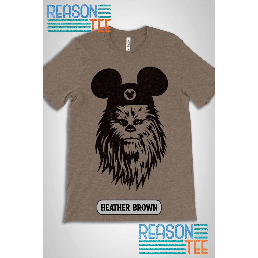 Chewbacca Shirt, Star Wars Shirt, custom Disney Shirts, Chewie Shirt, Star War Ear Shirt, Galaxy's Edge Shirt, Chewbacca Ears shirt, Unisex - 1.jpg