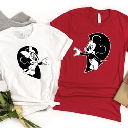 disney couple shirt, disneyworld couple tee, mickey minnie couple t-shirts, disney trip couple tee, valentines day gift
