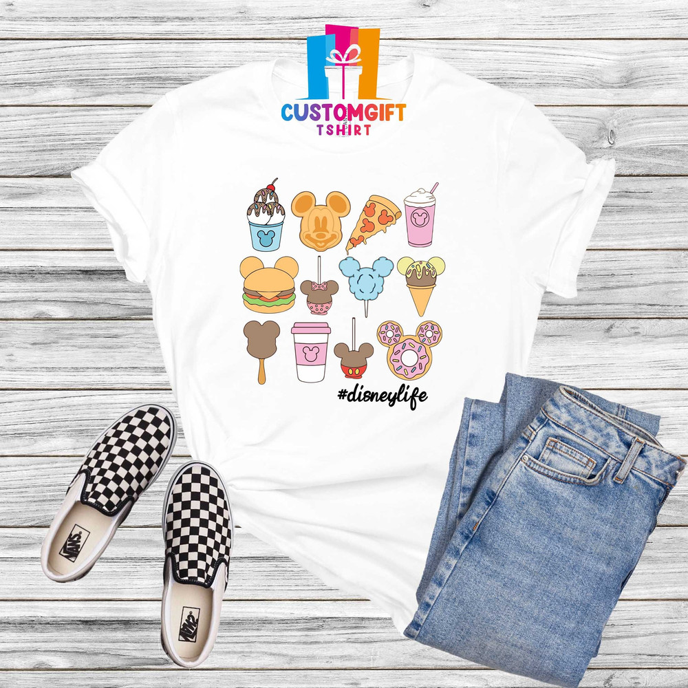 Disney Life T-shirt, Disney Snacks Shirt, Funny Shirt, Vacation Shirt, Snack Lover Gift, Food Shirt, Disney Trip Shirt, Mickey Mouse Shirt - 2.jpg