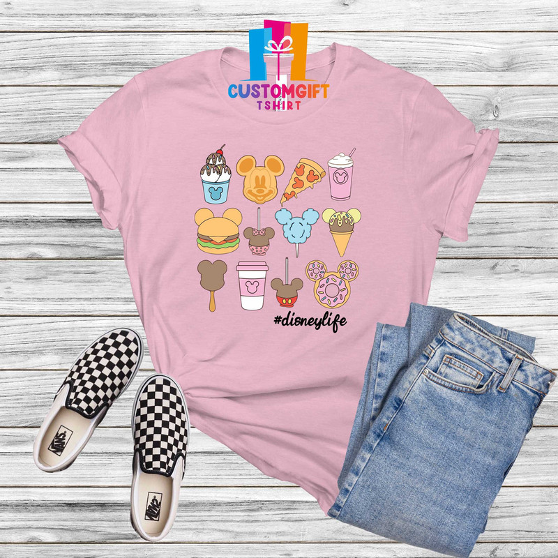 Disney Life T-shirt, Disney Snacks Shirt, Funny Shirt, Vacation Shirt, Snack Lover Gift, Food Shirt, Disney Trip Shirt, Mickey Mouse Shirt - 4.jpg