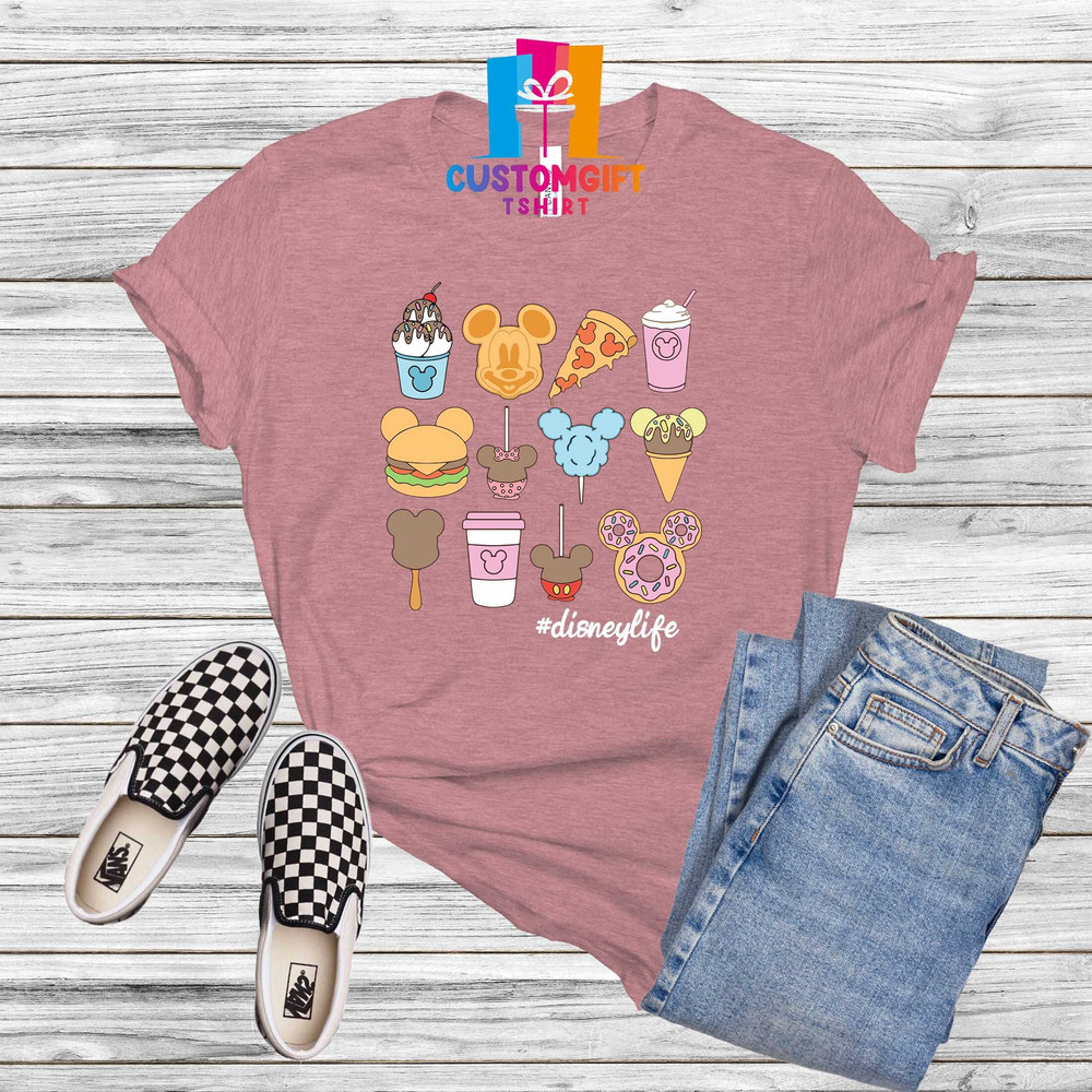 Disney Life T-shirt, Disney Snacks Shirt, Funny Shirt, Vacation Shirt, Snack Lover Gift, Food Shirt, Disney Trip Shirt, Mickey Mouse Shirt - 5.jpg
