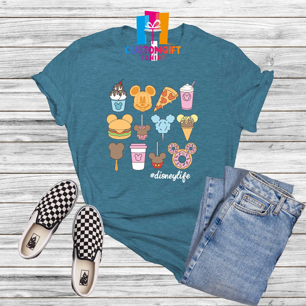 Disney Life T-shirt, Disney Snacks Shirt, Funny Shirt, Vacation Shirt, Snack Lover Gift, Food Shirt, Disney Trip Shirt, Mickey Mouse Shirt - 6.jpg