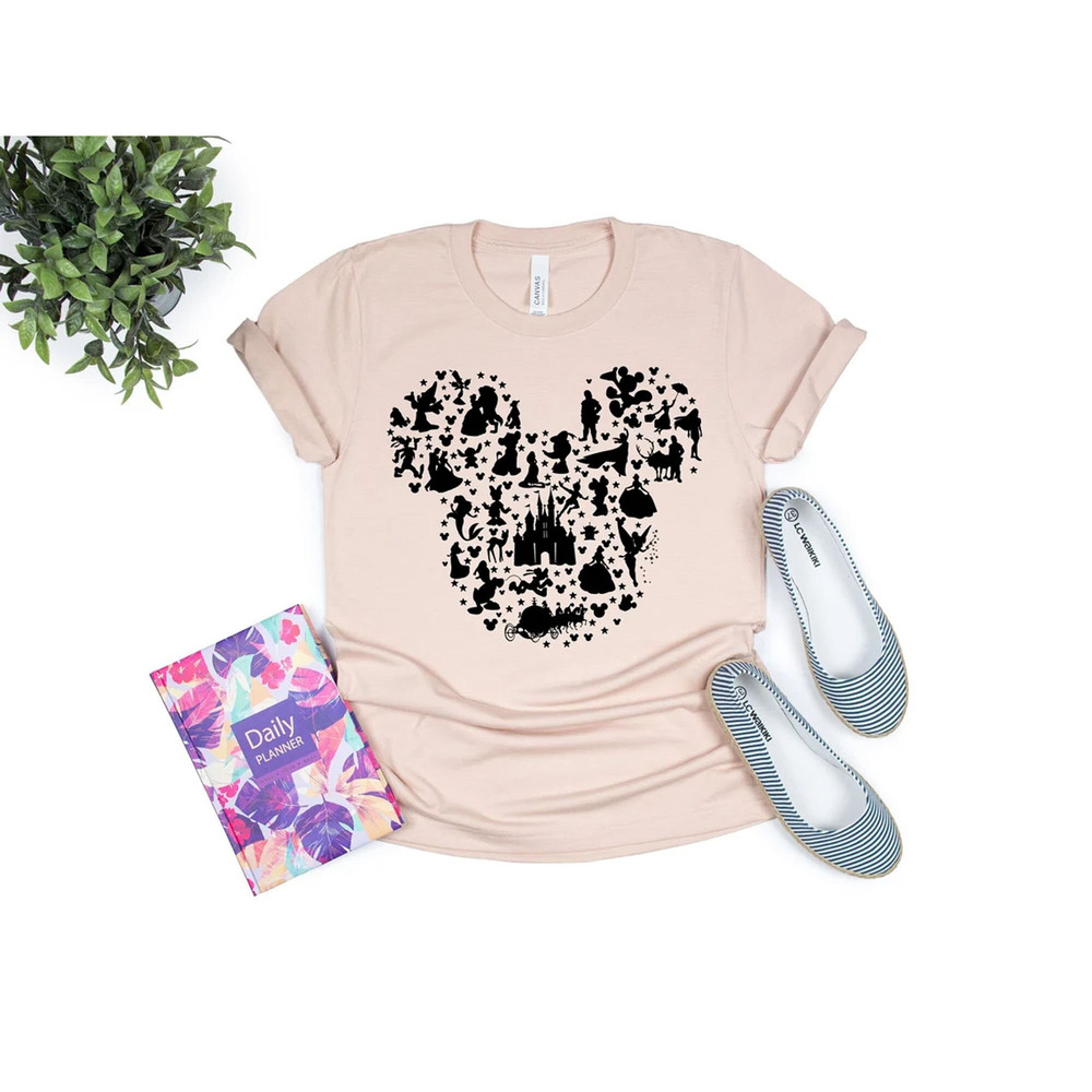 Disney Shirt, Disney Shirt for Women, Disney Ear Shirt, Women's Unisex Disney T-Shirt, Disney Mickey Silhouette Shirt, Tshirt for Kids,2023 - 3.jpg