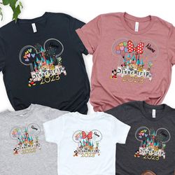 disney trip 2023 shirt, disney family shirts, family vacation shirts, disney matching shirts, disneyland  t-shirt, custo