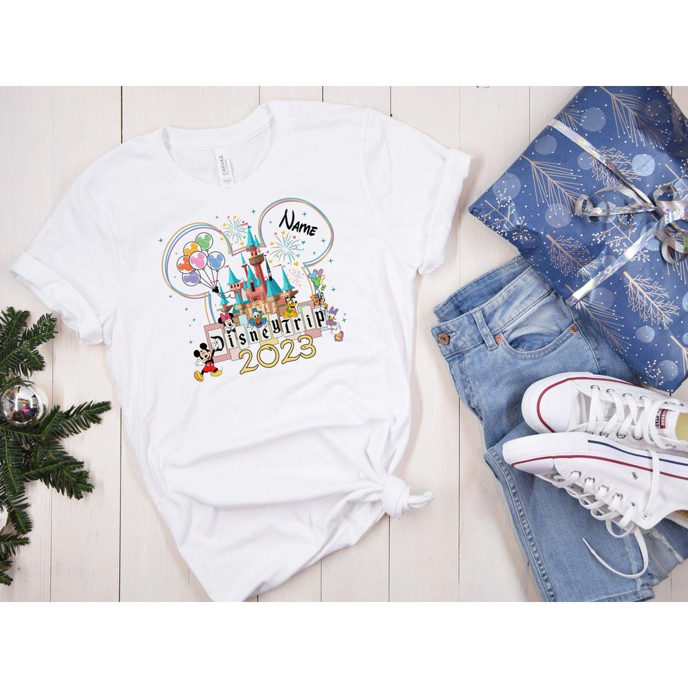 Disney Trip 2023 Shirt, Disney Family Shirts, Family Vacation Shirts, Disney Matching Shirts, Disneyland T-shirt, Custom Name Disney Shirts - 3.jpg