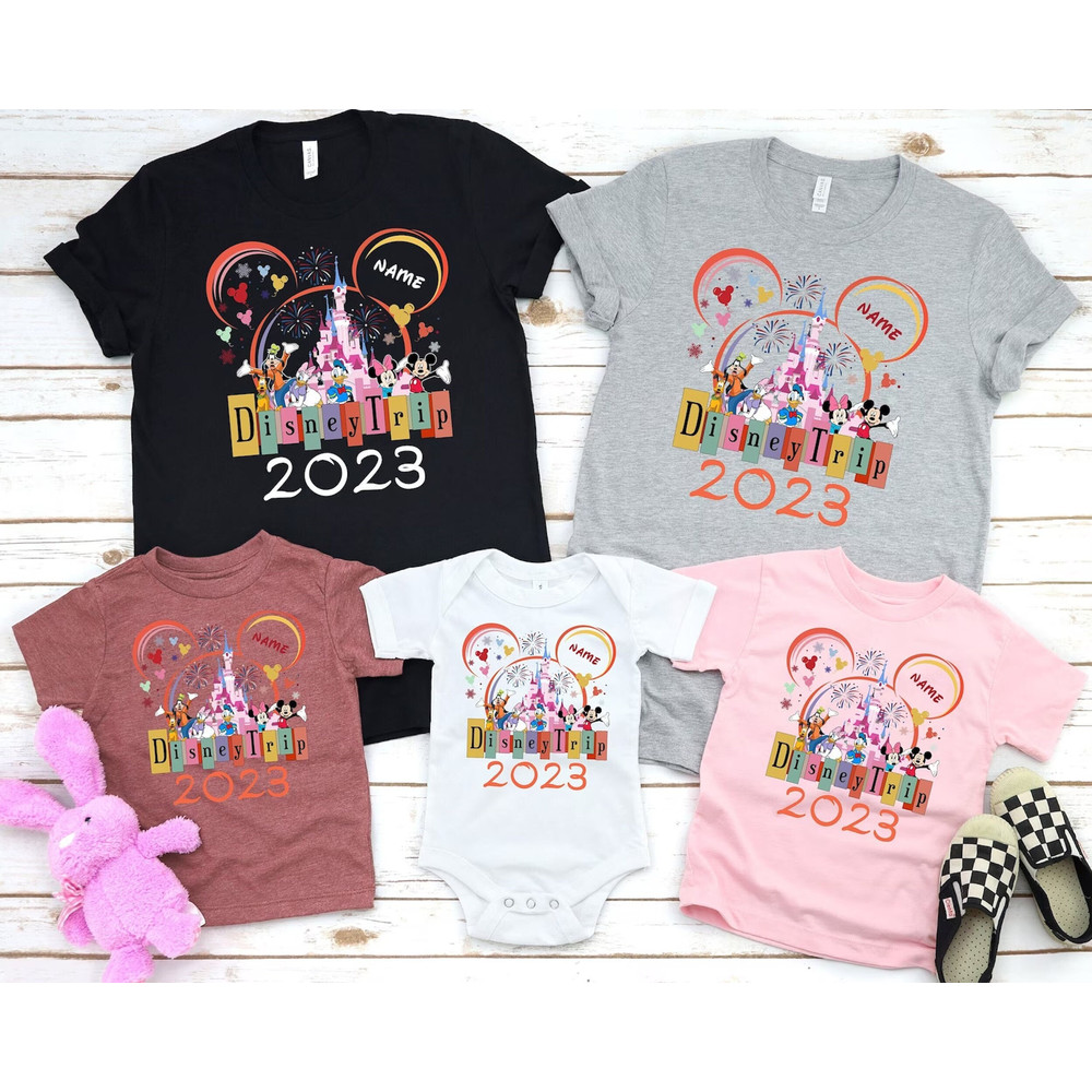 Disney Trip 2023, Custom Family Shirts, Family Disney Trip 2023 Shirts, Disney 2023 Vacation Tshirt, First Disney Trip 2023, Disney Shirt - 1.jpg
