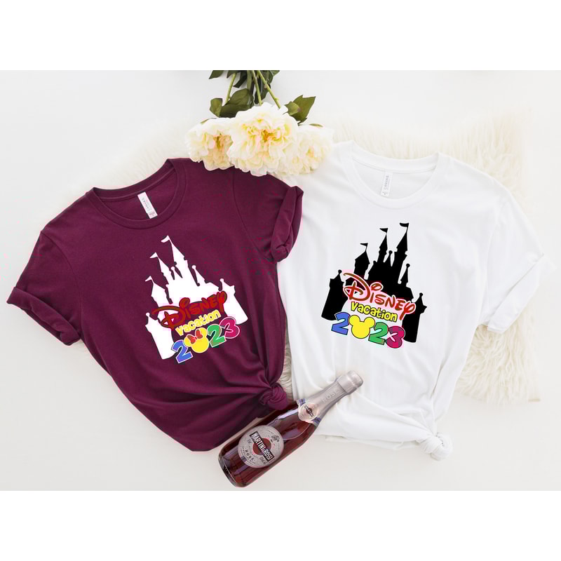 Disney Vacation 2023 Shirts, Disney Family Trip 2023, Mickey And Minnie T-shirt, Disney Couple Tee, Disney Castle Shirt, Disney Matching Tee - 4.jpg