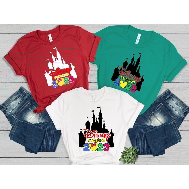 Disney Vacation 2023 Shirts, Disney Family Trip 2023, Mickey And Minnie T-shirt, Disney Couple Tee, Disney Castle Shirt, Disney Matching Tee - 6.jpg
