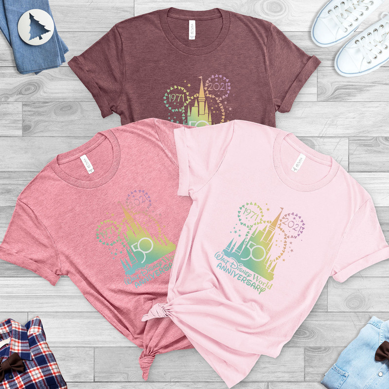 Disney World 50th Anniversary Shirt, Disney World Shirt, Disney Trip Shirt, Disney 50th Anniversary Celebration Shirt, Disney Vacation Shirt - 7.jpg