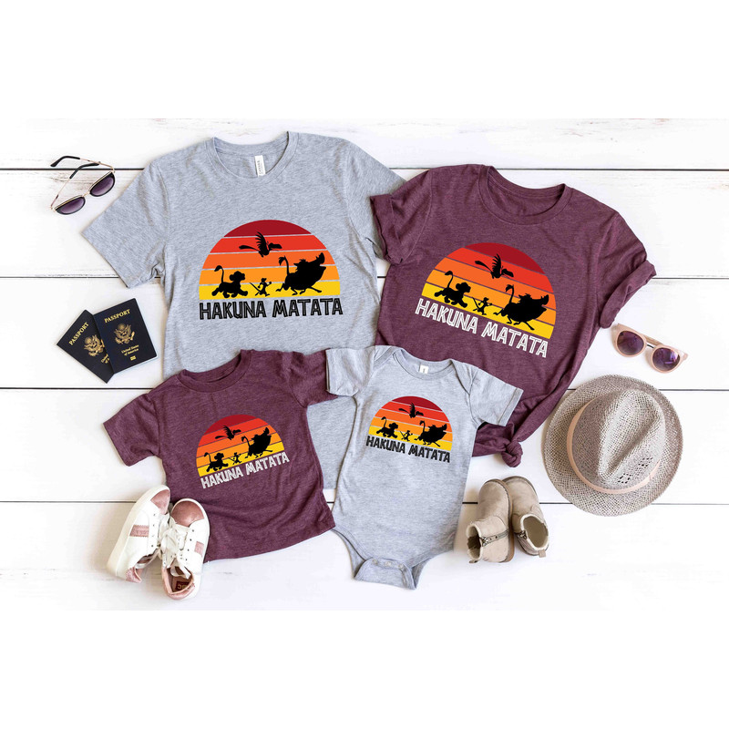 Hakuna Matata T-Shirt, Disney Family Shirt, Disney Trip Shirt, Animal Kingdom shirt, Disney Shirts, Family Vacation Shirt, Lion King Movie - 1.jpg