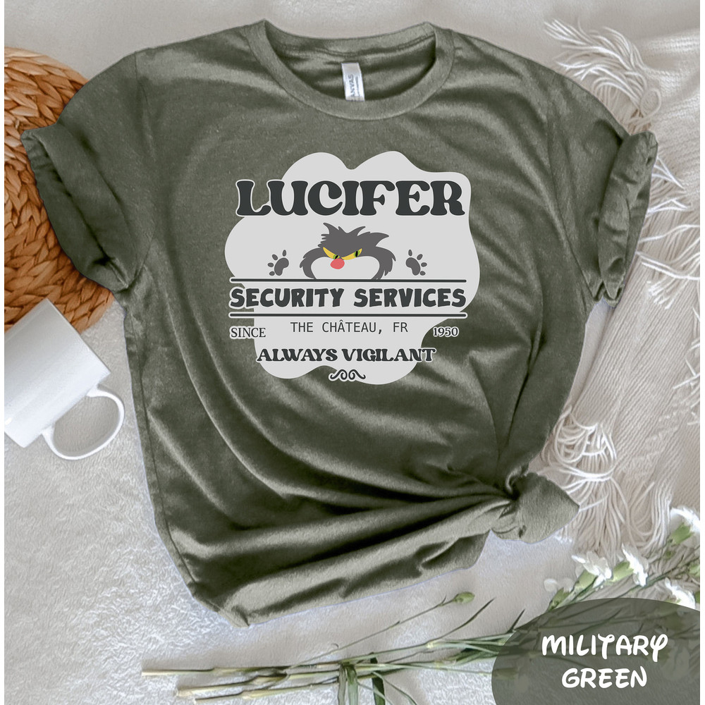 Lucifer Security Services Disney T-Shirt, Disney Logo Shirt, Lucifer Black Cat Shirt, Disney World Shirts, Disneyland Family Trip Shirts - 2.jpg