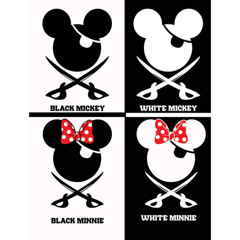 Mickey And Minnie Matching Disney Pirates T-Shirt, Disney Trip Tee, Disneyland Pirates of Caribbean Shirts, Disney World Pirates Party Shirt - 3.jpg