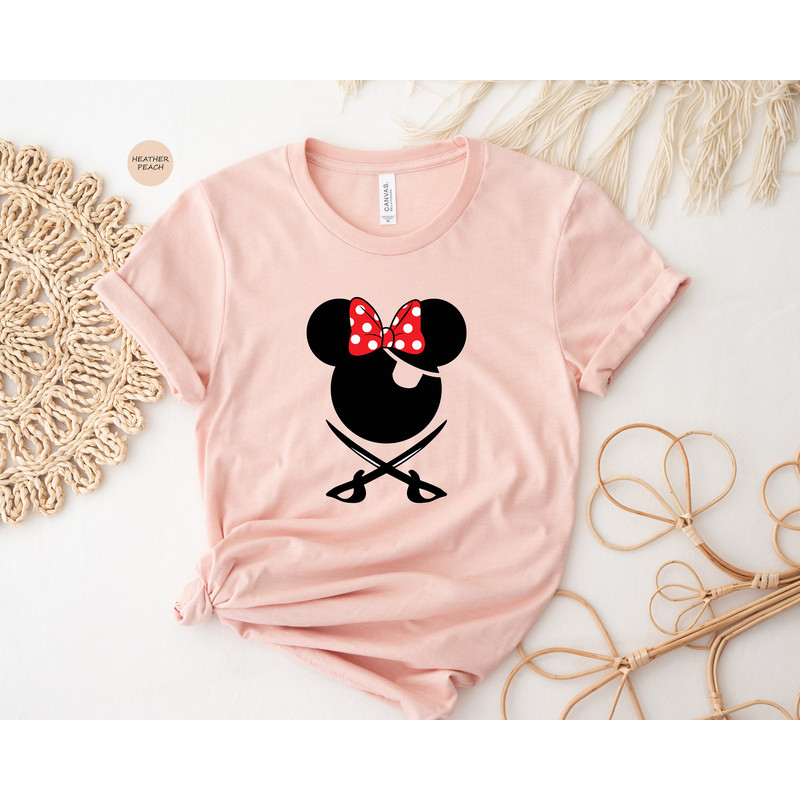 Mickey And Minnie Matching Disney Pirates T-Shirt, Disney Trip Tee, Disneyland Pirates of Caribbean Shirts, Disney World Pirates Party Shirt - 4.jpg