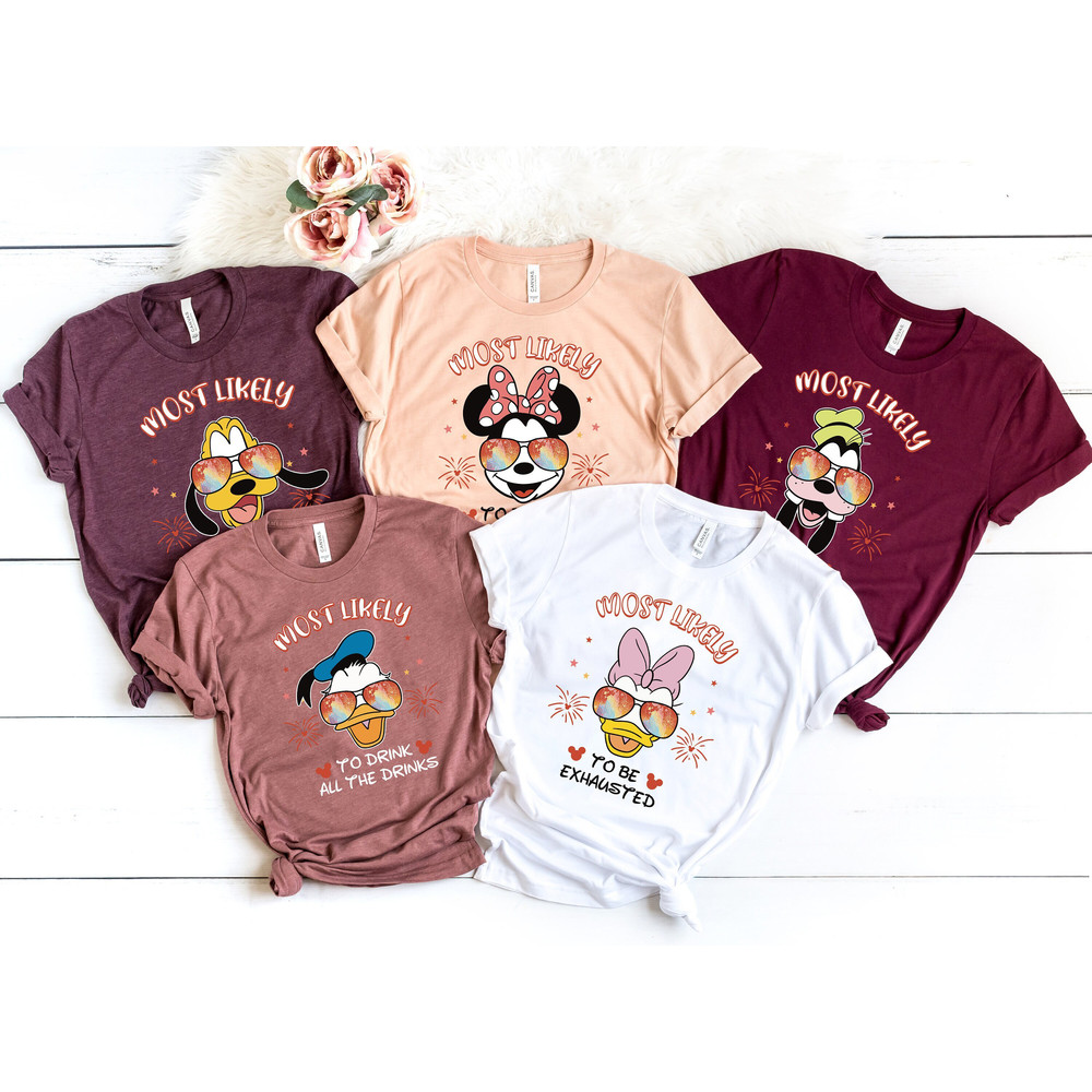 Most Likely To Disney Trip T-Shirt, Disney Summer Vibes Shirt, Disney Family Trip Shirt, Disney Most Likely Shirt, Funny Disney Cute Shirt - 1.jpg