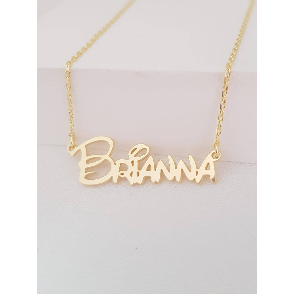 Necklace With Disney Font,Disney Font Name Necklace,Gold Disney Name Necklace,Disne Gift,Birthday Gift - 7.jpg