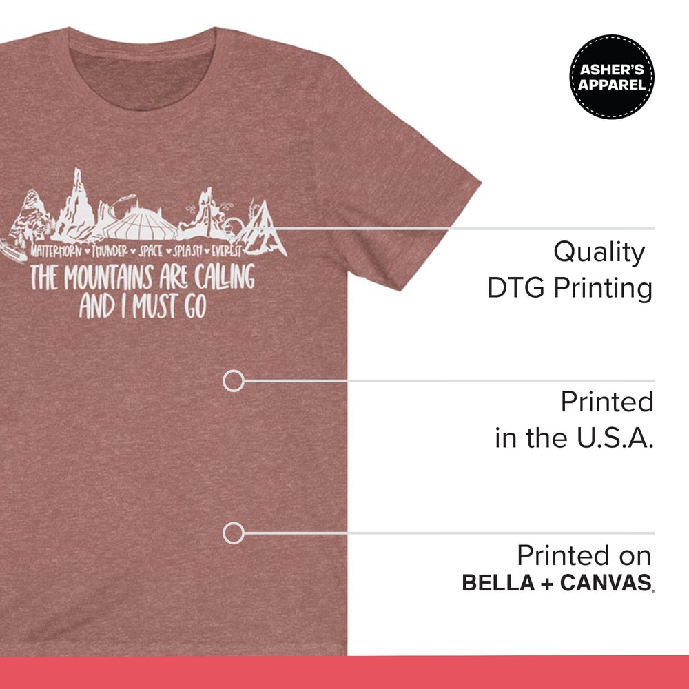 The Mountains are Calling T-Shirt Disney Matching Vacation Shirts Unisex Sizing - 7.jpg