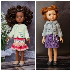 Knitted dress and jacket for Paola Reina doll