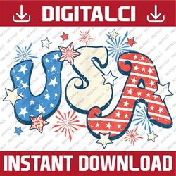 retro usa patriotic 4th of july american flag png, retro 4th of july png, independence day png, digital download