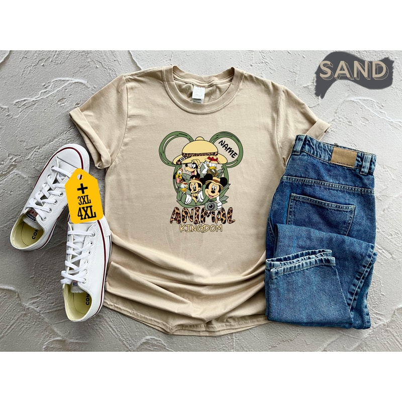 Animal Kingdom Shirt, Disney Shirt, Disney Mickey Safari Shirt, Disney Custom Name Animal Kingdom Shirt, Disney Personalized Name Shirt - 3.jpg