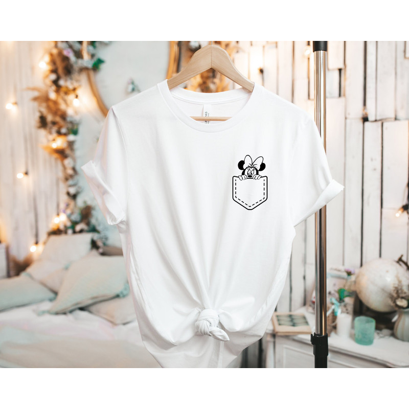 2022 Disney Family Shirts, Pocket Size Disney -Mickey Pocket T-Shirt, Mickey Mouse T-Shirt, Disney T-Shirt, Unisex Family Matching Shirts - 2.jpg