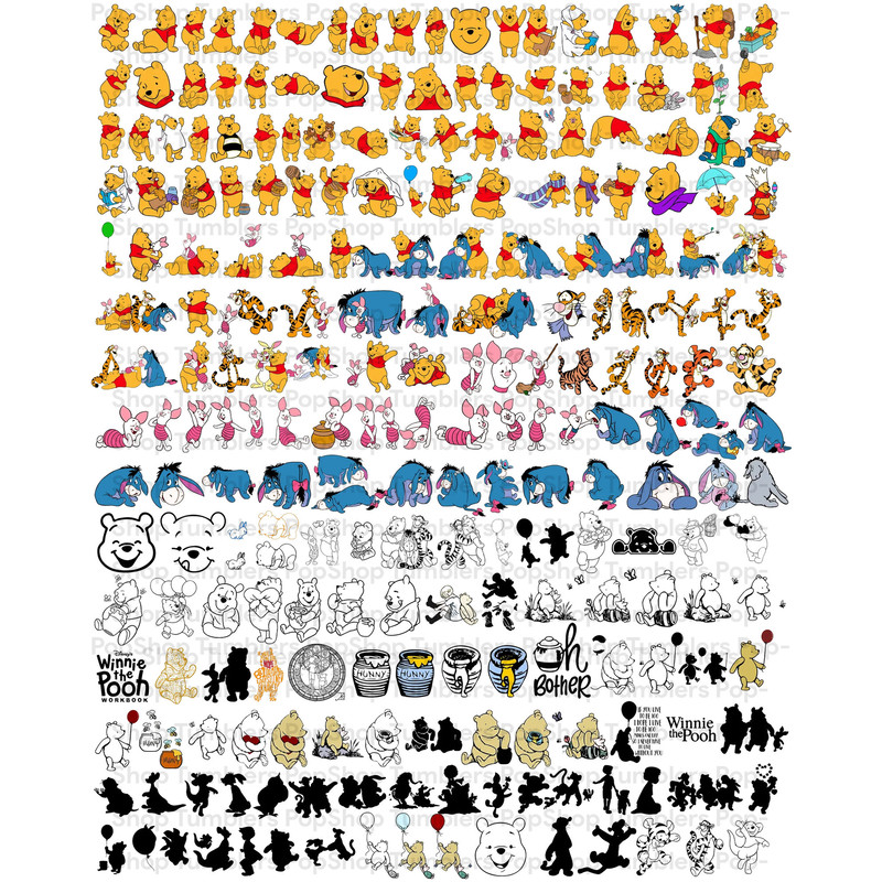 30000+ Mega Bundle LAYERED Cricut Files, Encanto, Frozen, Moana, Ariel, Elsa, Stitch, Toy Story, Pooh PNG SVG Files Cricut Silhouette - 9.jpg