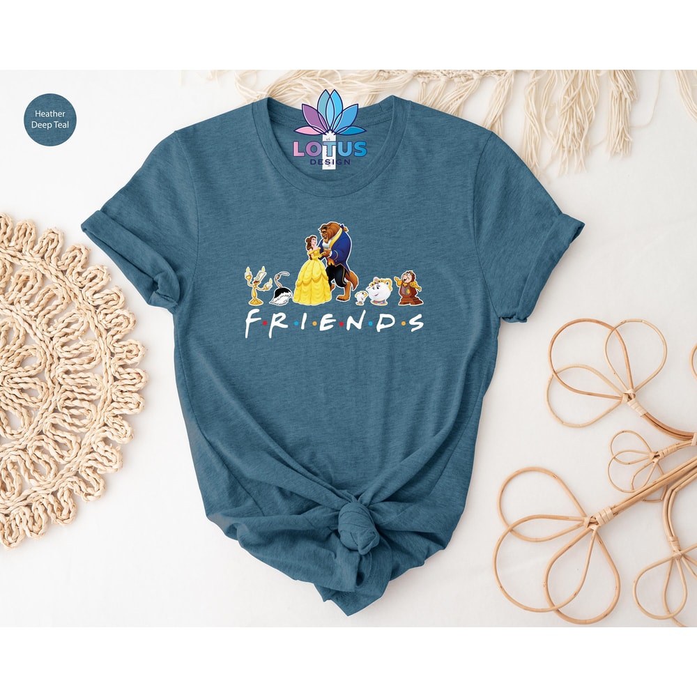 Beauty and the Beast Friends T-Shirt, Funny Disney T-Shirt, Funny Friends T-Shirt, Funny Disney Vacation T-Shirt, Disney World T-Shirt - 3.jpg