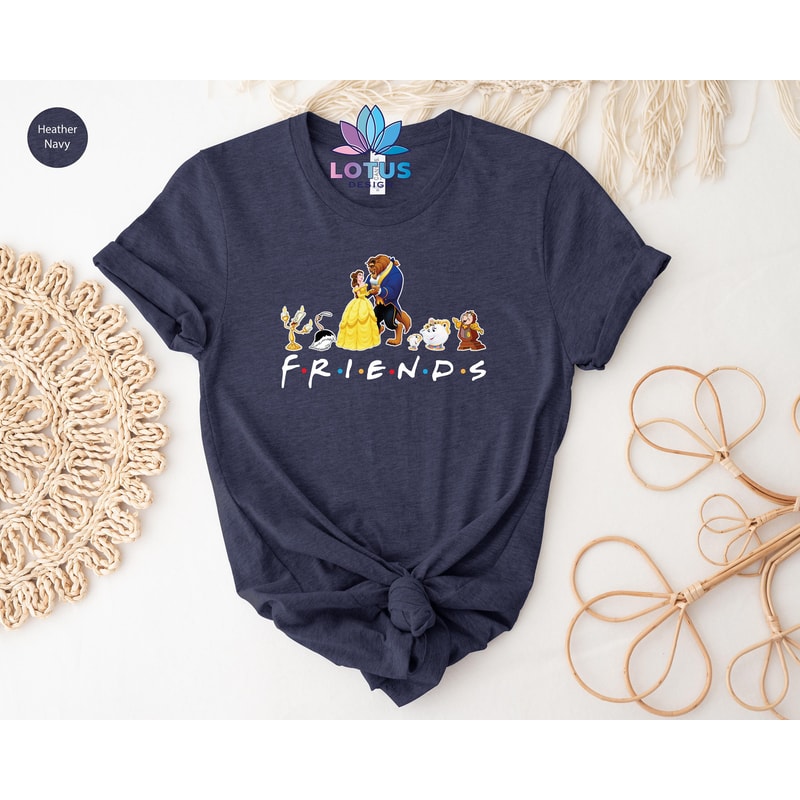 Beauty and the Beast Friends T-Shirt, Funny Disney T-Shirt, Funny Friends T-Shirt, Funny Disney Vacation T-Shirt, Disney World T-Shirt - 4.jpg