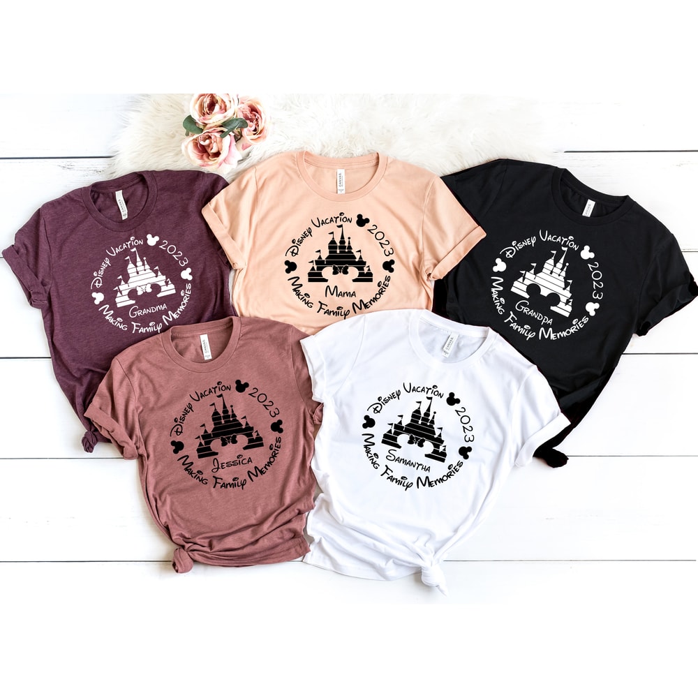 Custom Disney 2023 Family Vacation Shirt, Family Trip 2023 Shirt, Personalized Family Vacation Outfit, Family Vacation Shirt, Disney Shirt - 2.jpg