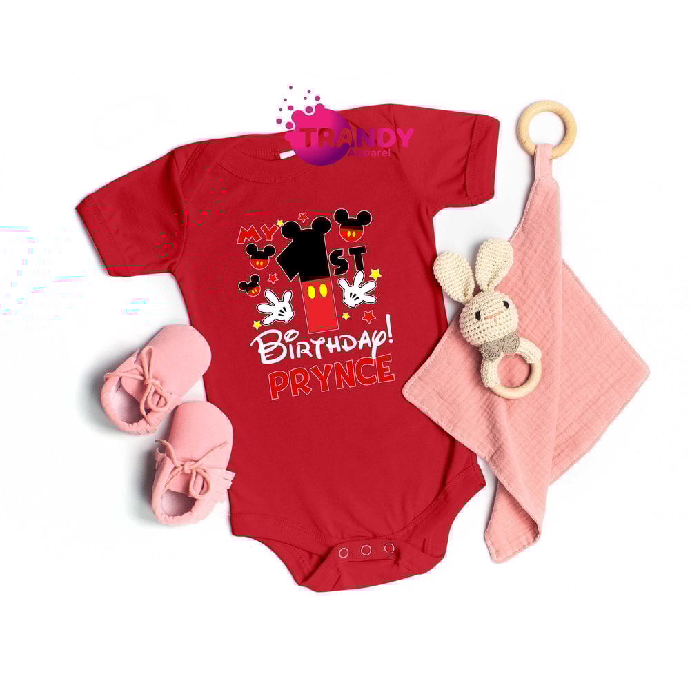 Custom My First Birthday T-shirt, Disney First Birthday Onesie, Baby First Birthday Outfit, Disney Baby 1st Birthday Shirt, Birthday Party - 4.jpg