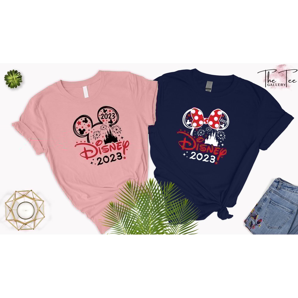 Disney 2023 Family Trip Shirt, Mickey Minnie Family Vacation Shirt, Family Disneyland Shirt, Disneyworld Shirt, Matching Family Shirt - 4.jpg