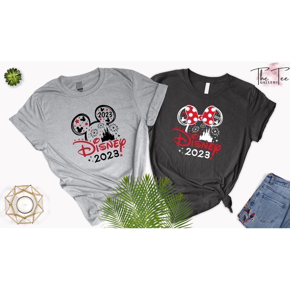 Disney 2023 Family Trip Shirt, Mickey Minnie Family Vacation Shirt, Family Disneyland Shirt, Disneyworld Shirt, Matching Family Shirt - 7.jpg