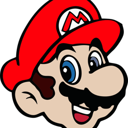 super mario logo svg, mario bros for cricut, super luigi png