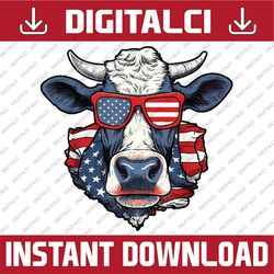 american flag cow usa flag stars patriotic 4th of july png,  4th of july cow america flag png, independence day png