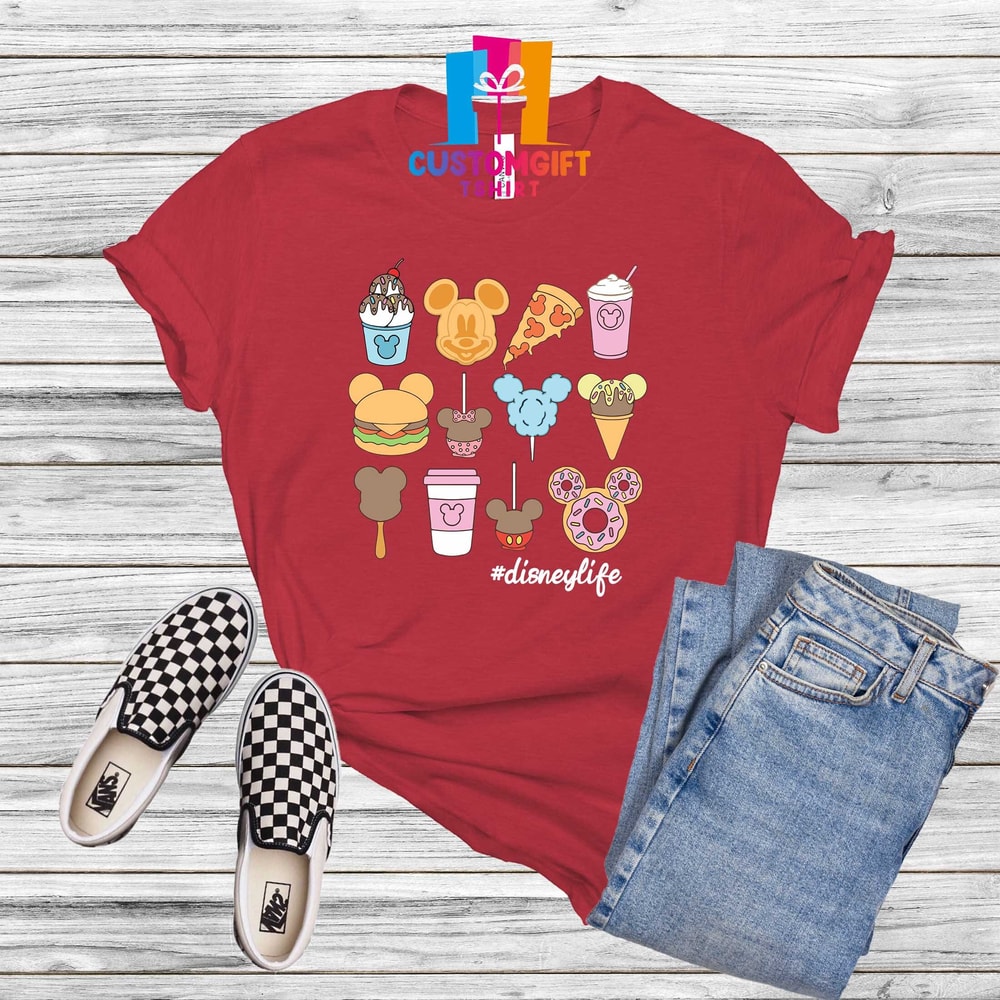 Disney Life T-shirt, Disney Snacks Shirt, Funny Shirt, Vacation Shirt, Snack Lover Gift, Food Shirt, Disney Trip Shirt, Mickey Mouse Shirt - 3.jpg