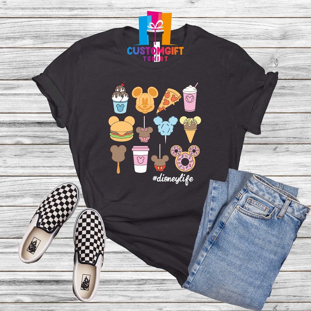 Disney Life T-shirt, Disney Snacks Shirt, Funny Shirt, Vacation Shirt, Snack Lover Gift, Food Shirt, Disney Trip Shirt, Mickey Mouse Shirt - 7.jpg
