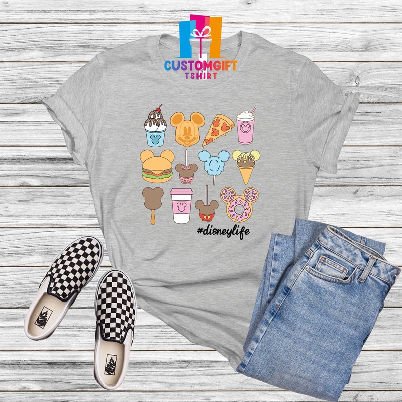 Disney Life T-shirt, Disney Snacks Shirt, Funny Shirt, Vacation Shirt, Snack Lover Gift, Food Shirt, Disney Trip Shirt, Mickey Mouse Shirt - 9.jpg