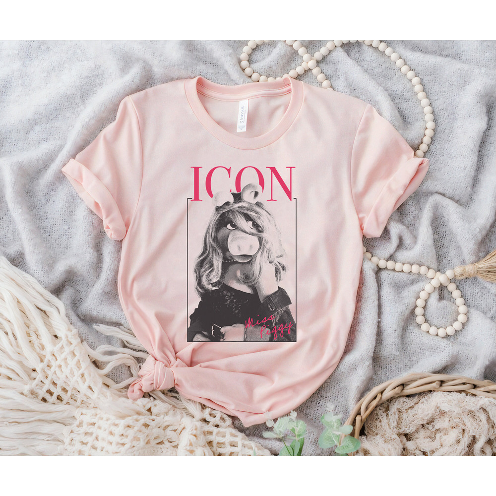 Disney Muppets Miss Piggy Icon Poster T-Shirt, Family Matching Tee Disneyland Trip Gift Unisex Adult T-shirt Kid T-shirt - 2.jpg