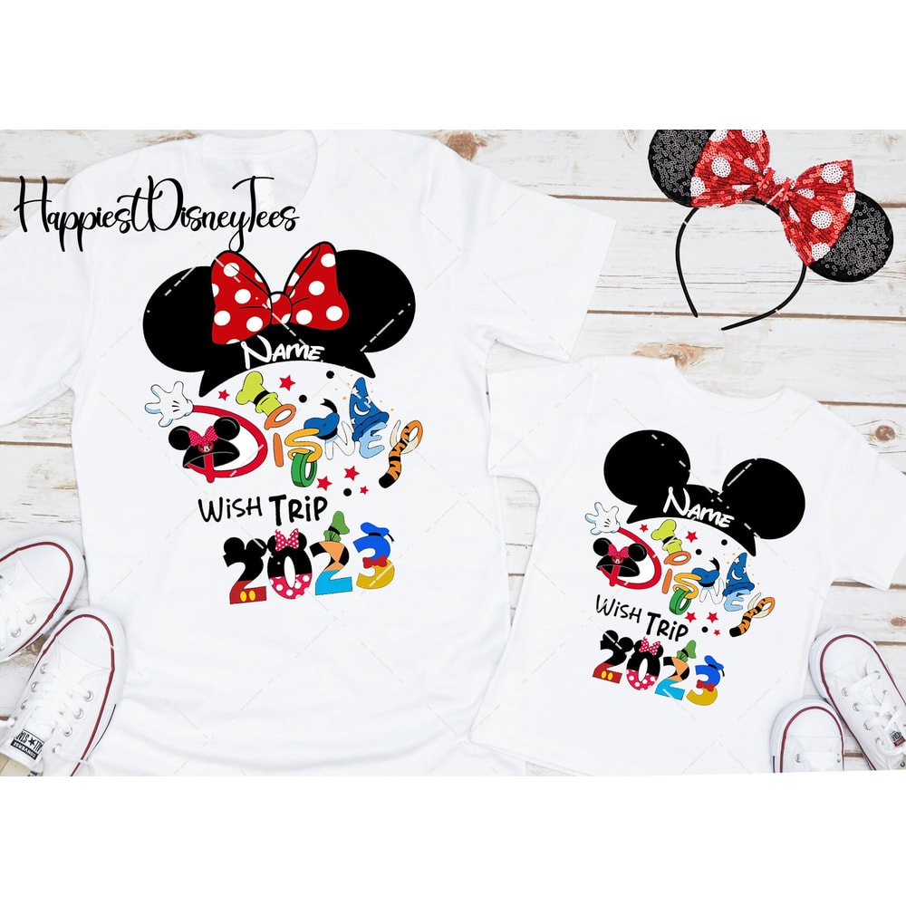 Disney Wish Trip shirt, Disney family shirt, Disney custom shirt, Disney kid's shirts, Minnie Mickey shirt, Disney 2023 matching shirt, ED58 - 1.jpg