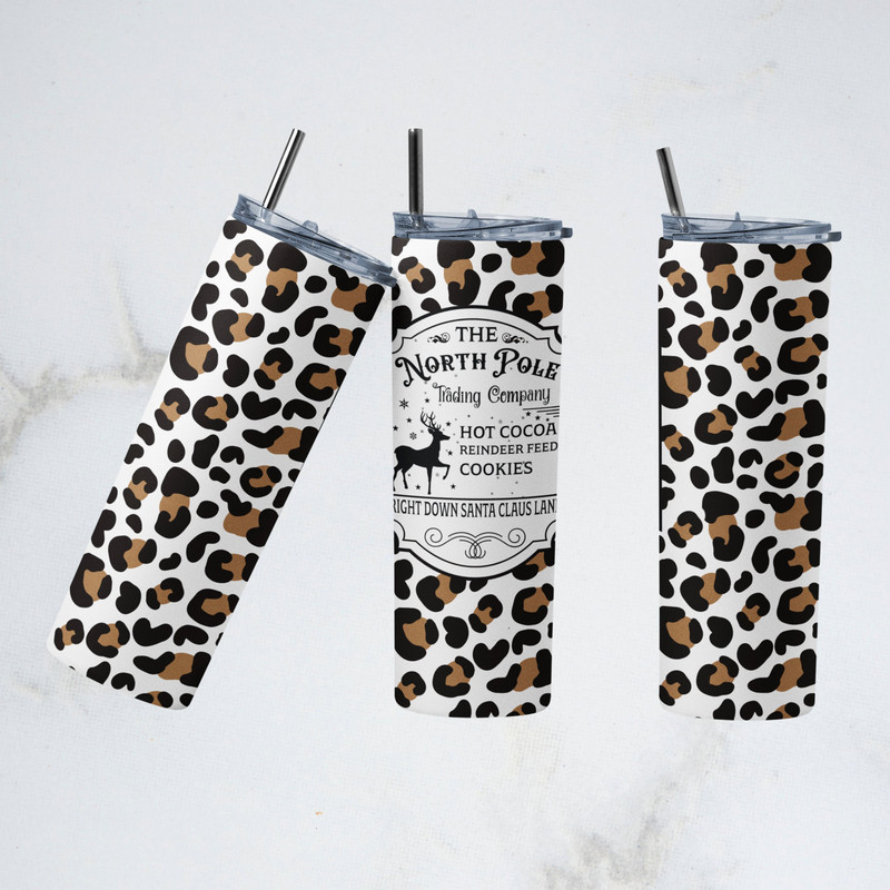 North Pole Trading Tumbler, North Pole Trading Skinny Tumbler, Digital Skinny Tumbler.jpg